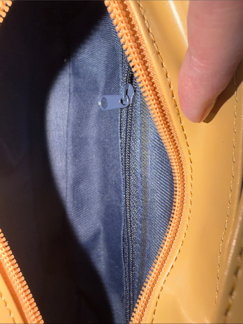 Navy Denim Shoulder Bag with Scottie Dogs - Picture 7 of 7